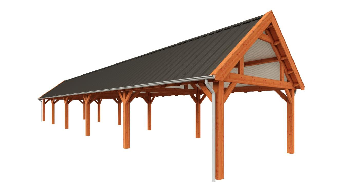 grote-houten-garage-met-overkapping-24850x5000-Trendhout-Zadeldak-Select-landelijk