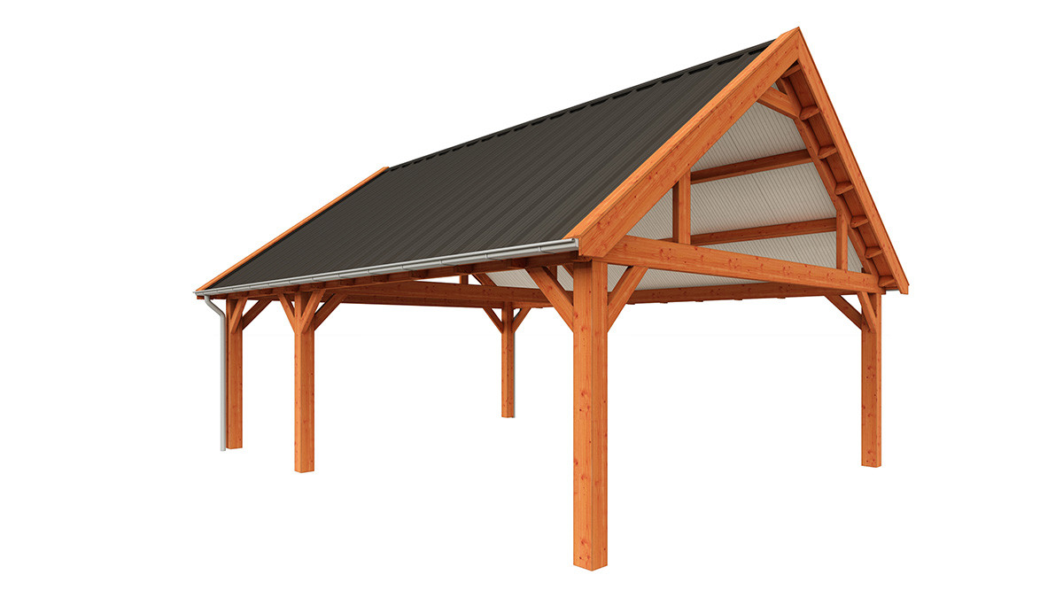 houten-garage-met-overkapping-bouwen-7900x5750-Trendhout-Zadeldak-Select-landelijk