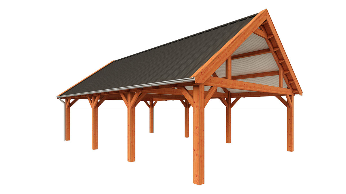 houten-garage-met-veranda-bouwpakket-10150x5750-Zadeldak-select-landelijk