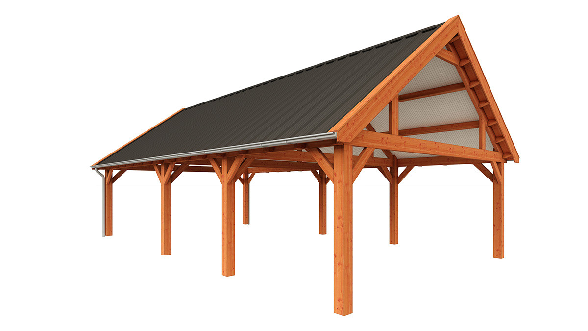 houten-garage-met-overkapping-bouwen-11400x5750-Zadeldak-select-landelijk