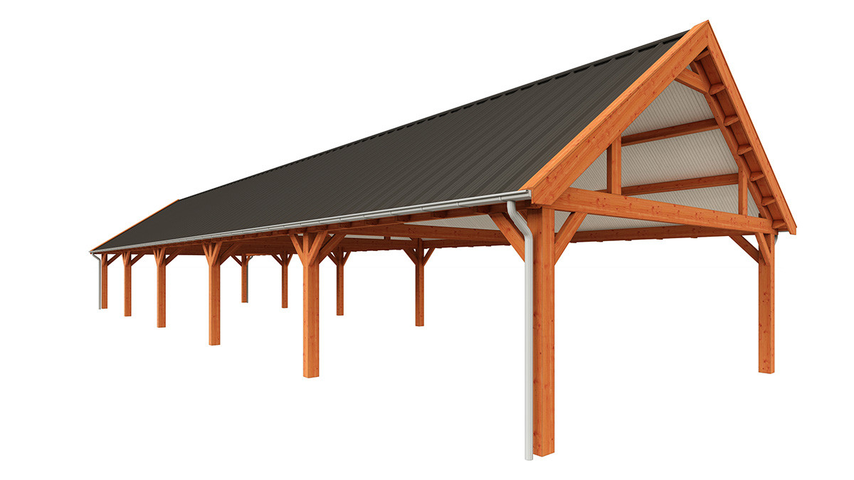 grote-houten-garage-met-overkapping-24850x5750-Zadeldak-select-landelijk