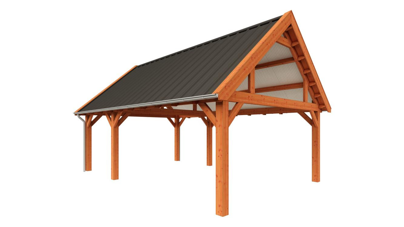 houten-garage-met-overkapping-bouwen-7850x6800-Trendhout-Zadeldak-Select-landelijk