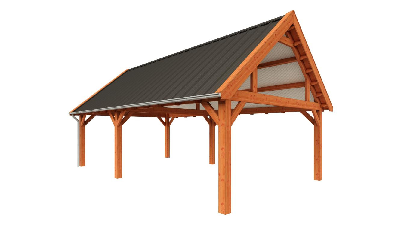 prefab-garage-constructie-bouwpakket-9000x6800-Trendhout-Zadeldak-Select-landelijk