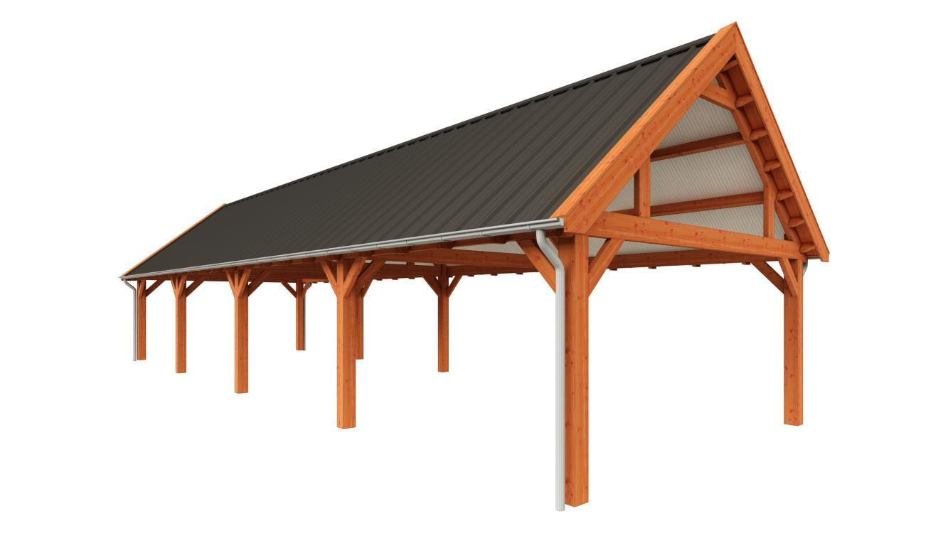 douglas-houten-schuur-constructie-bouwpakket-kopen16300x6800-Zadeldak-select-Landelijk