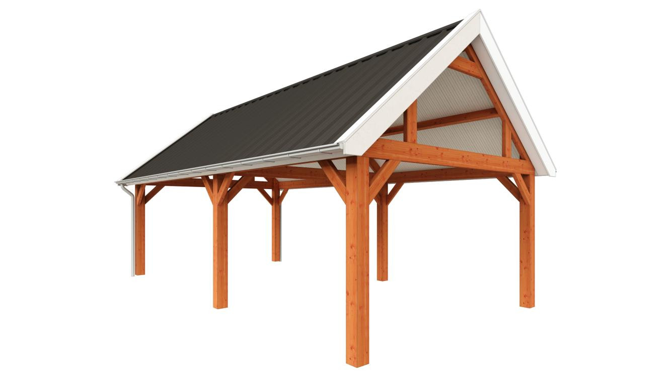 prefab-schuur-geisoleerd-bouwen-9100x5000-Trendhout-Zadeldak-Select-modern