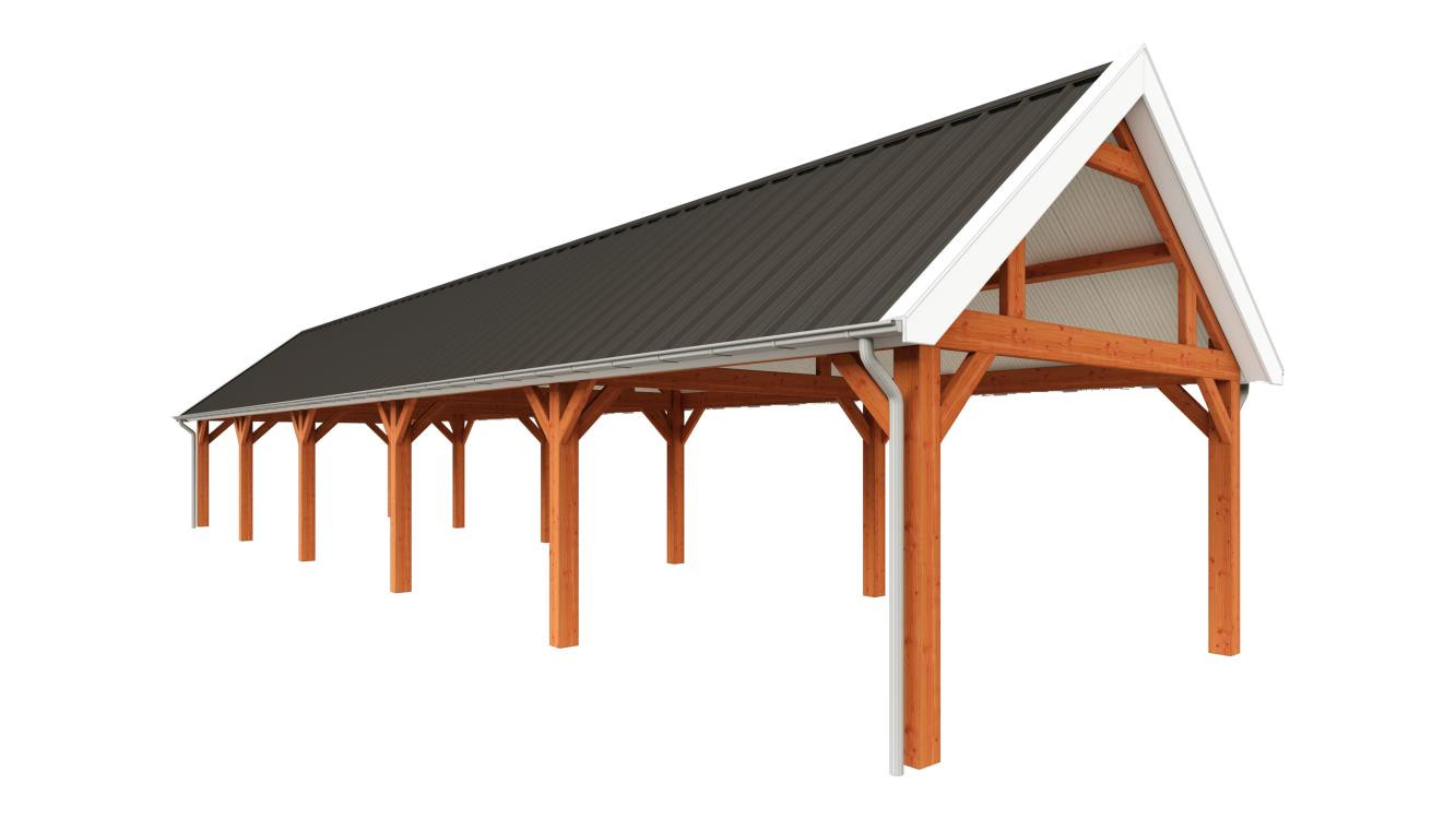 grote-houten-garage-met-overkapping-21100x5000-Trendhout-Zadeldak-Select-modern