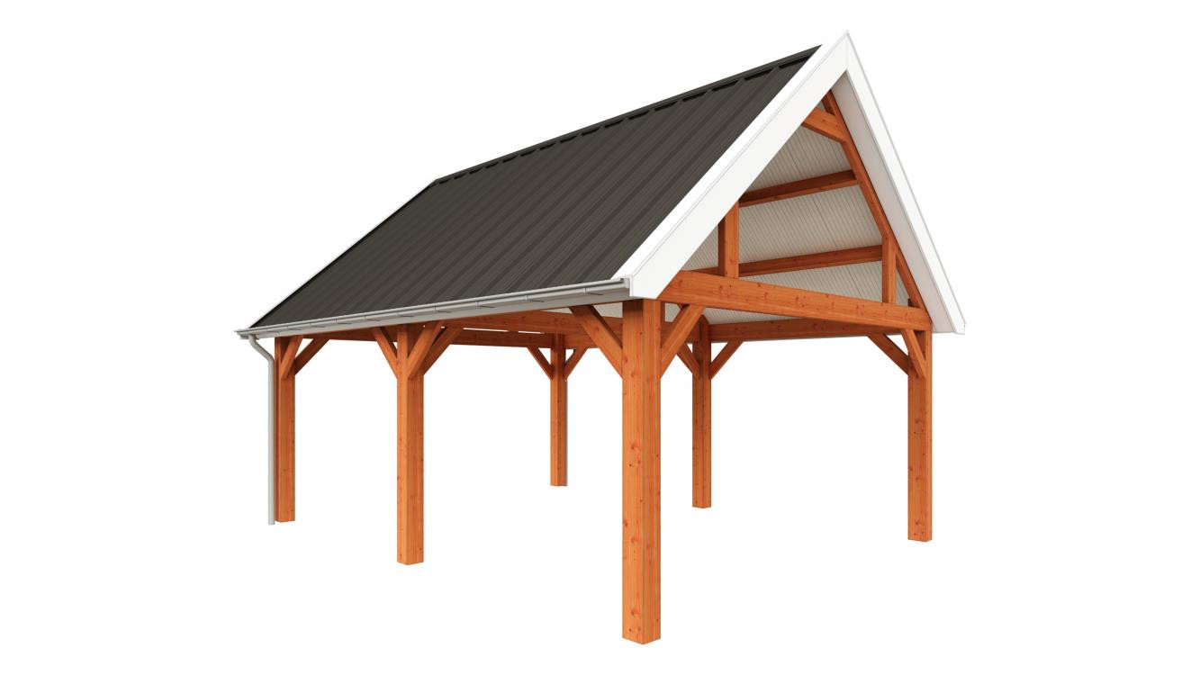 houten-garage-met-veranda-bouwpakket-6550x5750-Trendhout-Zadeldak-Select-modern