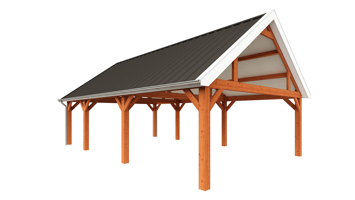 houten-garage-met-veranda-bouwpakket-10250x6800-Zadeldak-select-modern