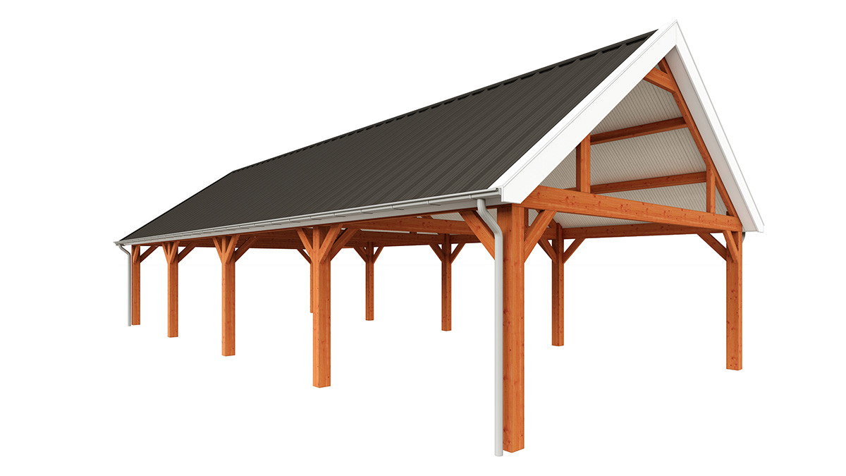 houten-schuur-constructie-bouwpakket-laten-bouwen-15050x6800-Zadeldak-select-modern