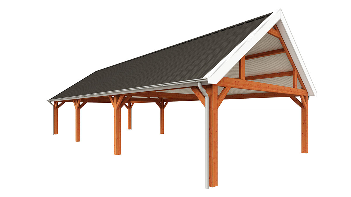 houten-schuur-constructie-bouwpakket-laten-bouwen-15200x6800-Zadeldak-select-modern