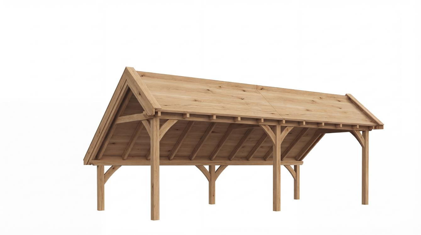 Eiken kapschuur - de Veste - constructie-Trendhout