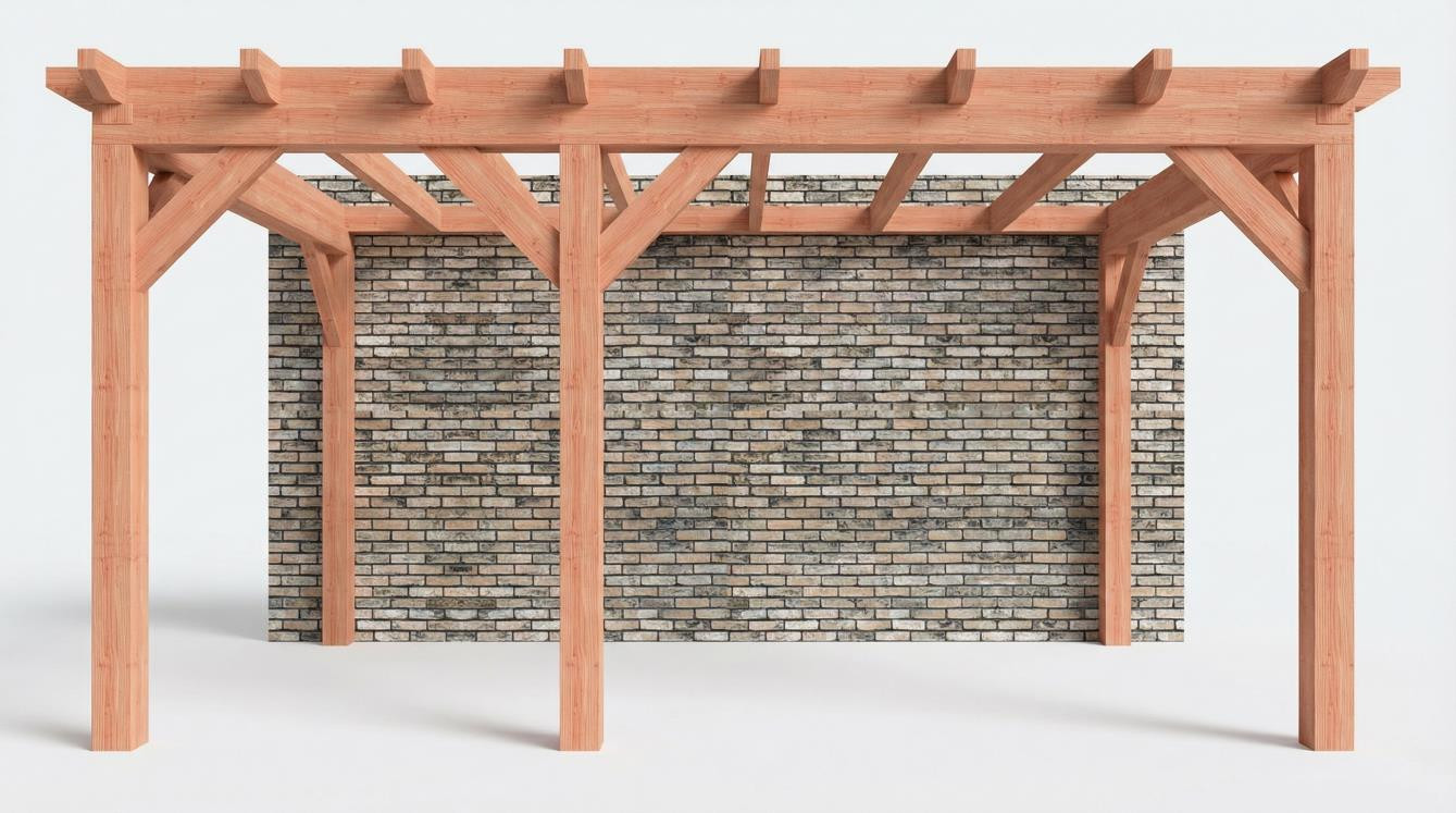 CP-10.2002 - Constructiepakket aanbouwveranda - 5240x3260x2500mm links - voor