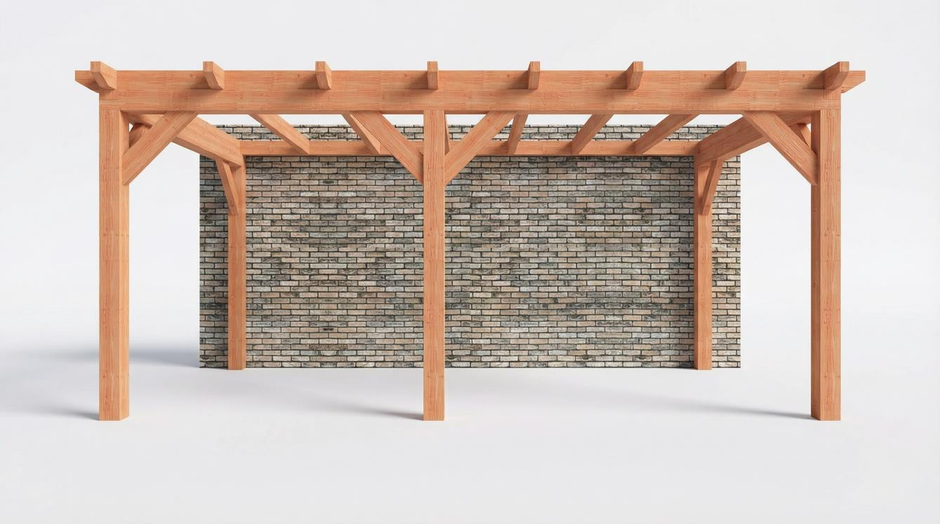 CP-10.2005 - Constructiepakket aanbouwveranda - 5840x3260x2500mm links -voor