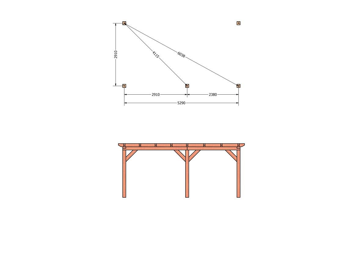 CP-10.2006-houten-veranda-bouwpakket-douglas-constructie-bouwtekening-Funderingsplan