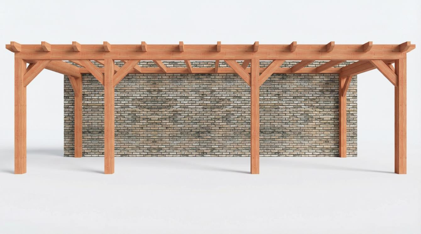 CP-10.2018 - Constructiepakket aanbouwveranda - 8150x3260x2500mm links - voor