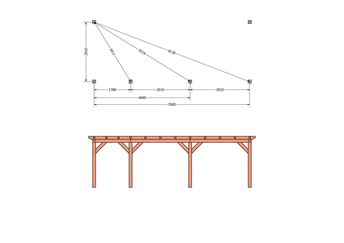CP-10.2018-houten-veranda-bouwpakket-douglas-constructie-bouwtekening-Funderingsplan