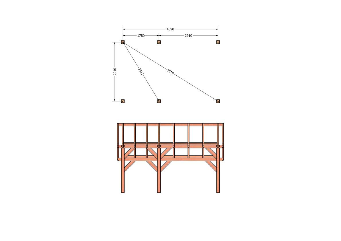 CP-20.1002-kapschuur-hout-douglas-bouwpakket-bouwtekening-Funderingsplan
