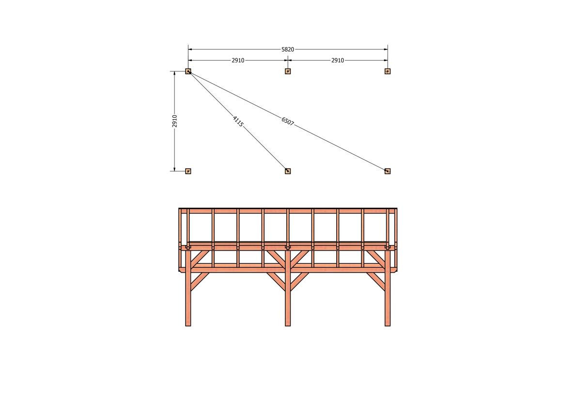 CP-20.1006-kapschuur-hout-douglas-bouwpakket-bouwtekening-Funderingsplan