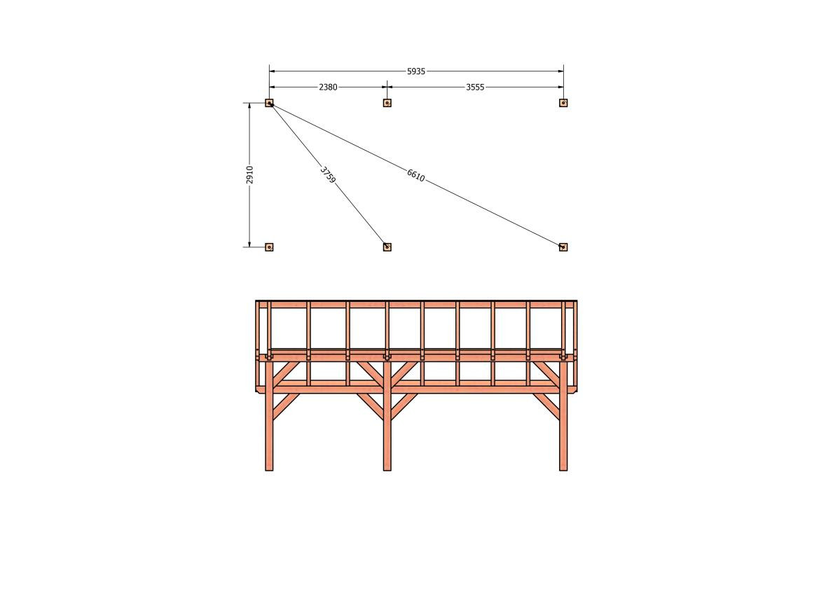 CP-20.1007-kapschuur-hout-douglas-bouwpakket-bouwtekening-Funderingsplan