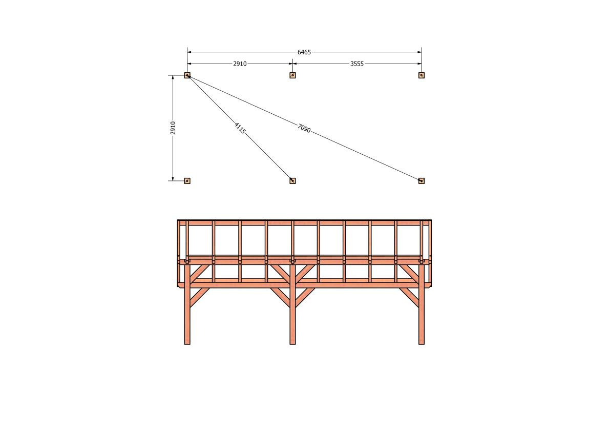 CP-20.1008-kapschuur-hout-douglas-bouwpakket-bouwtekening-Funderingsplan