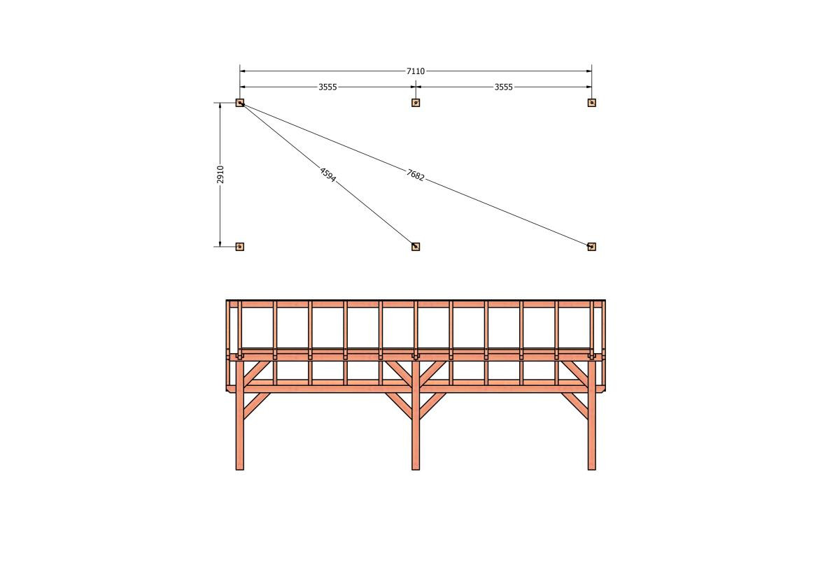 CP-20.1010-kapschuur-hout-douglas-bouwpakket-bouwtekening-Funderingsplan