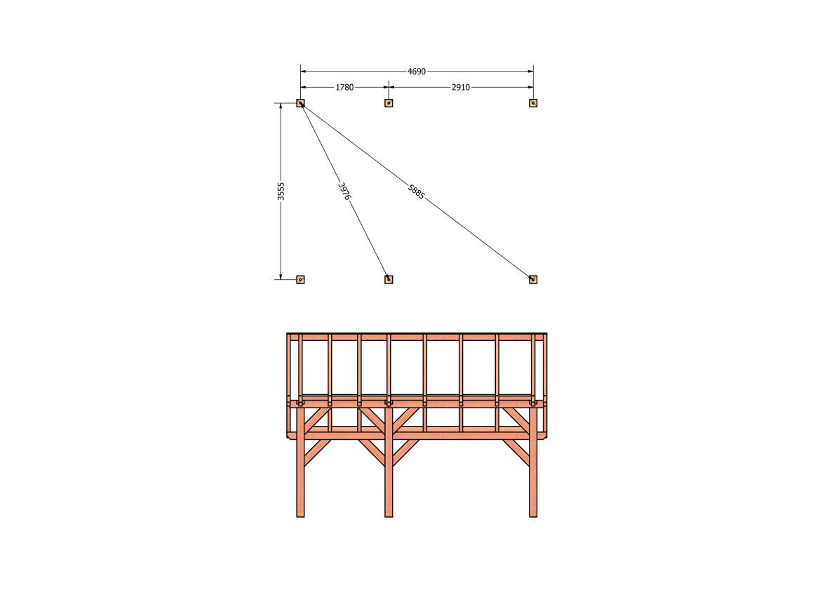 CP-20.1027-houten-kapschuur-constructie-bouwpakket-zelfbouw-bouwtekening-Funderingsplan