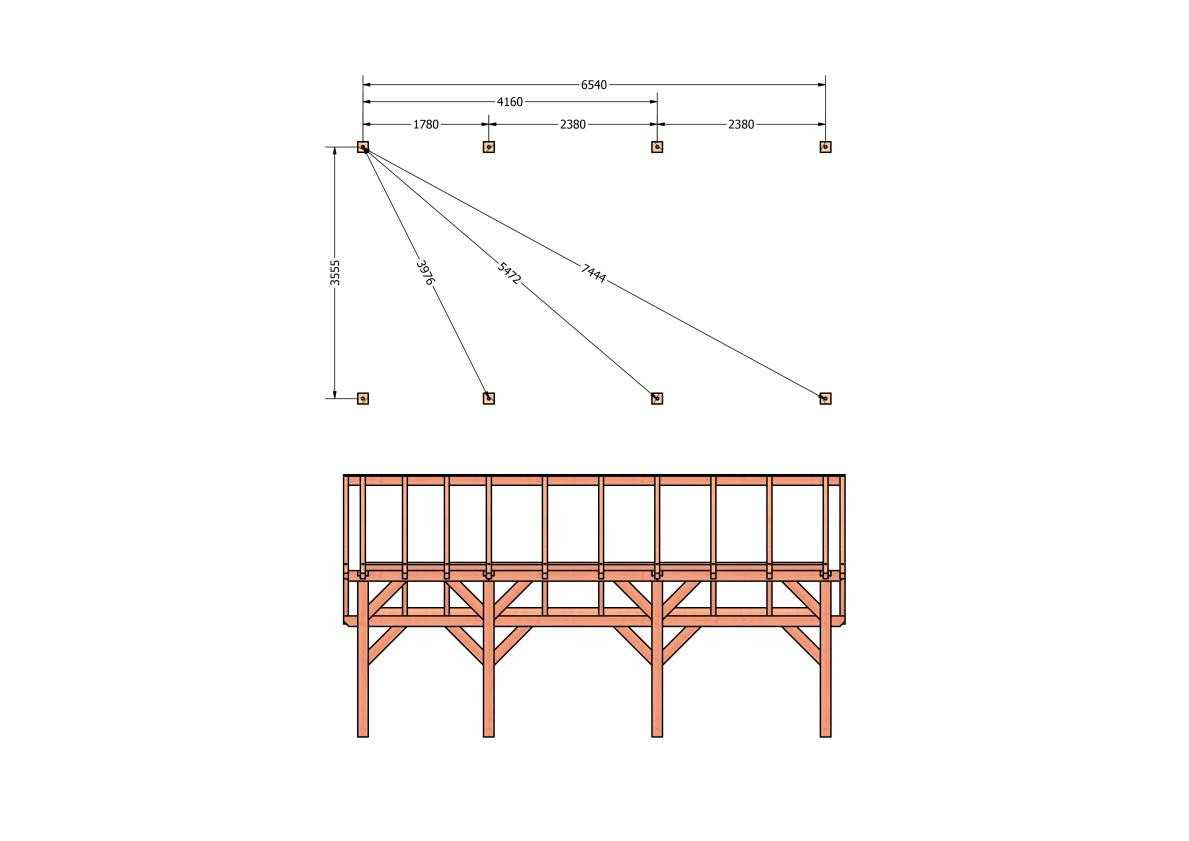 CP-20.1034-houten-kapschuur-constructie-bouwpakket-zelfbouw-bouwtekening-Funderingsplan