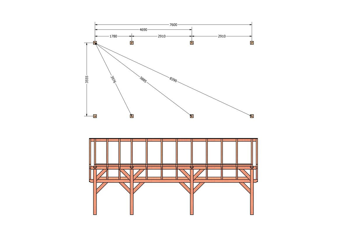 CP-20.1037-houten-kapschuur-constructie-bouwpakket-zelfbouw-bouwtekening-Funderingsplan