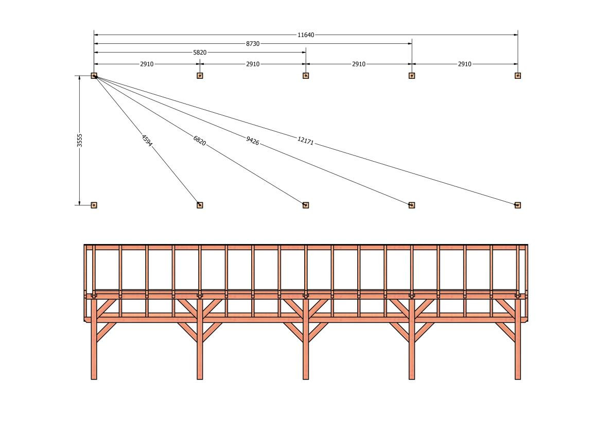CP-20.1043-houten-kapschuur-constructie-bouwpakket-zelfbouw-bouwtekening-Funderingsplan
