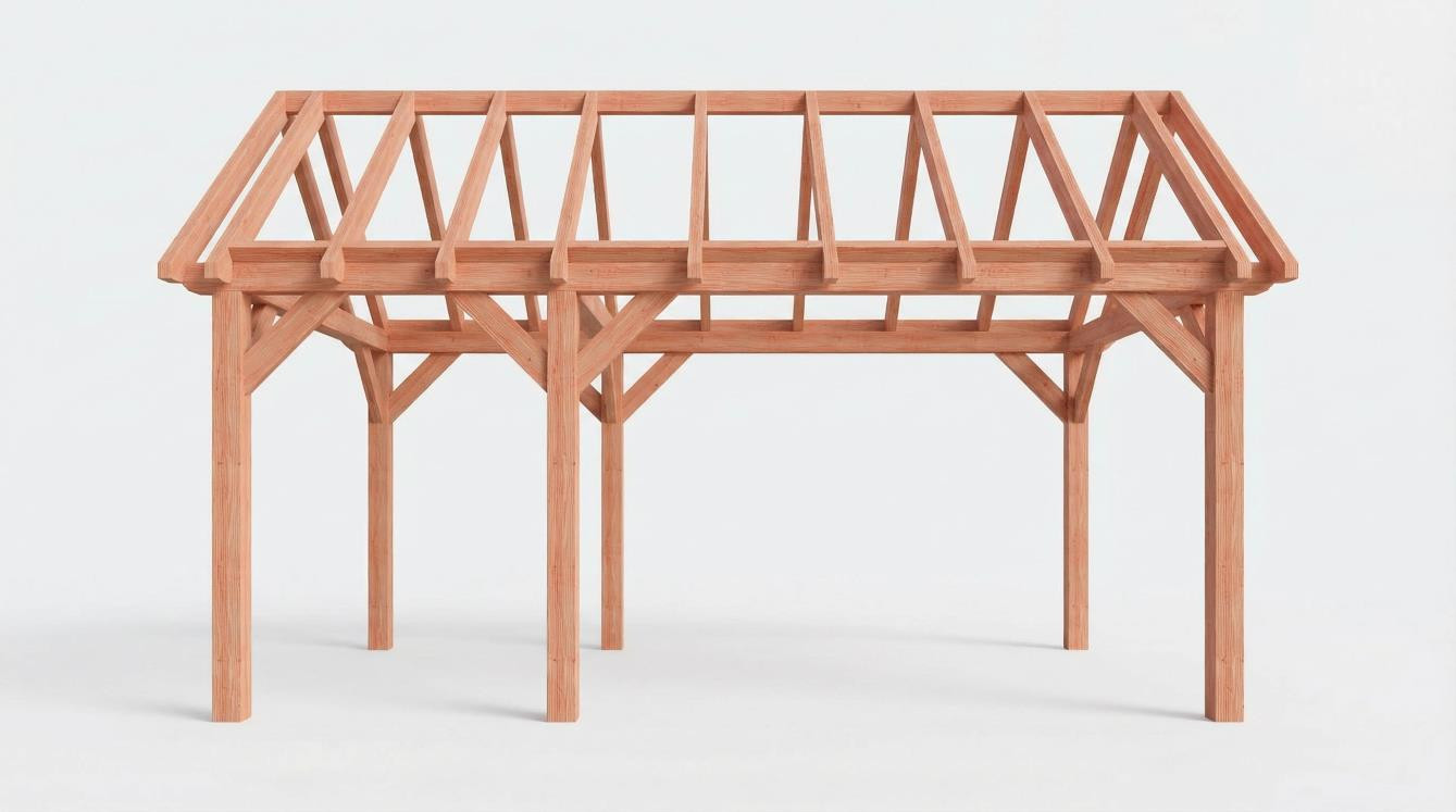 CP-20.2005-V-schuur-van-douglas-hout-bouwen-tuinhuis-zadeldak-dakconstructie-zadeldak