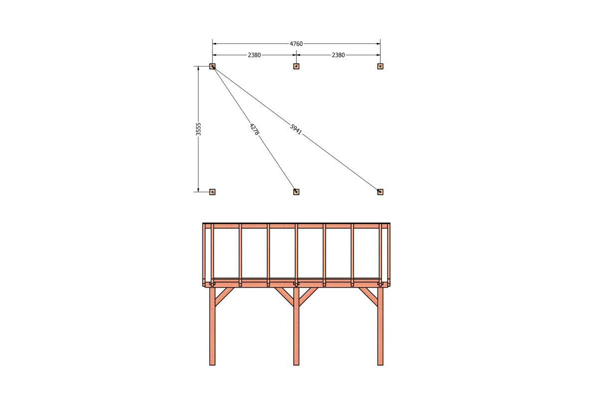 CP-20.2028-douglas-schuur-met-overkapping-bouwen-constructie-zelfbouw-bouwtekening-Funderingsplan