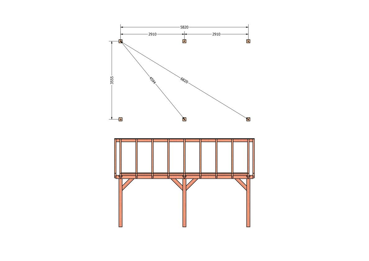 CP-20.2031-douglas-schuur-met-overkapping-bouwen-constructie-zelfbouw-bouwtekening-Funderingsplan