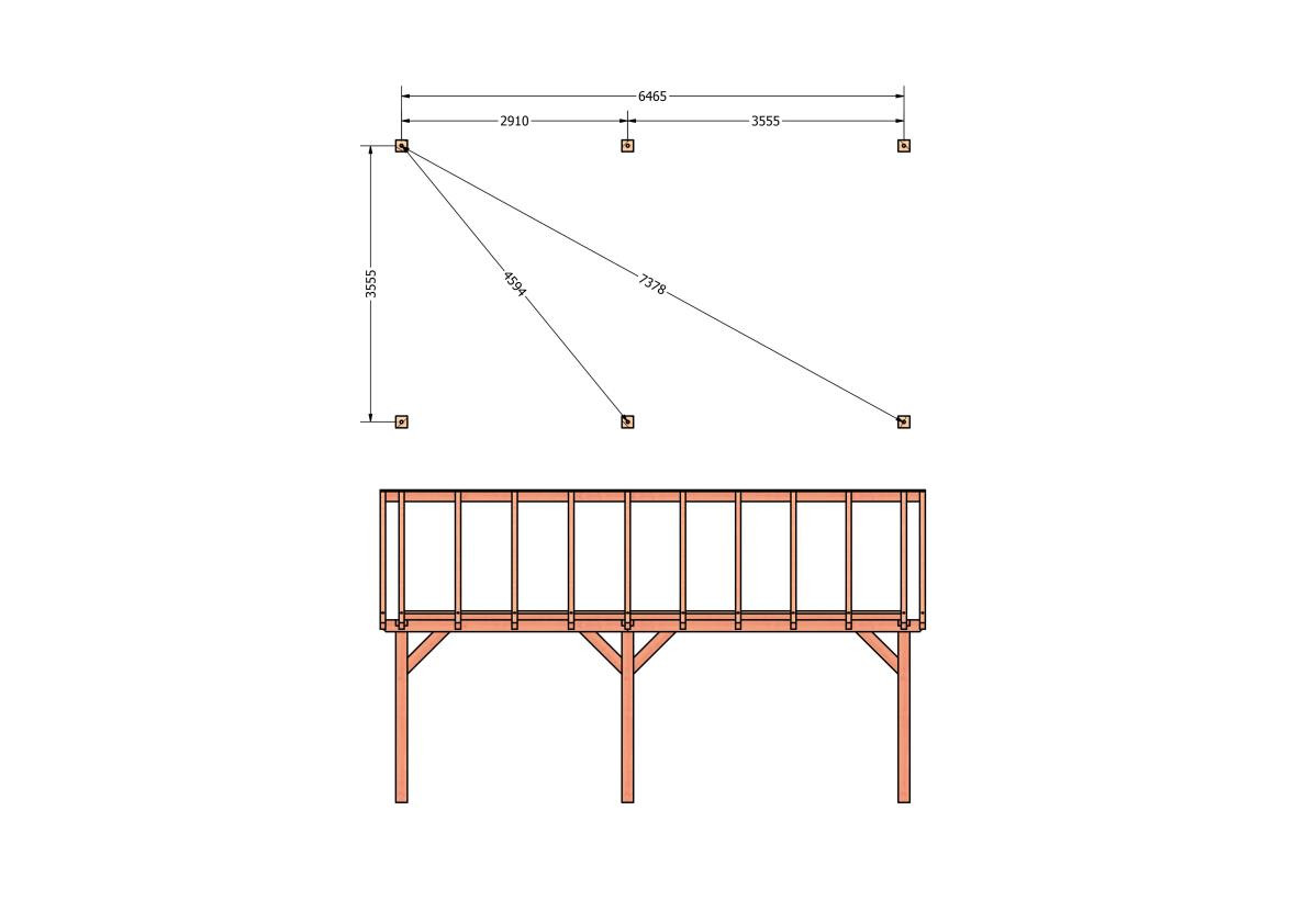CP-20.2033-douglas-schuur-met-overkapping-bouwen-constructie-zelfbouw-bouwtekening-Funderingsplan