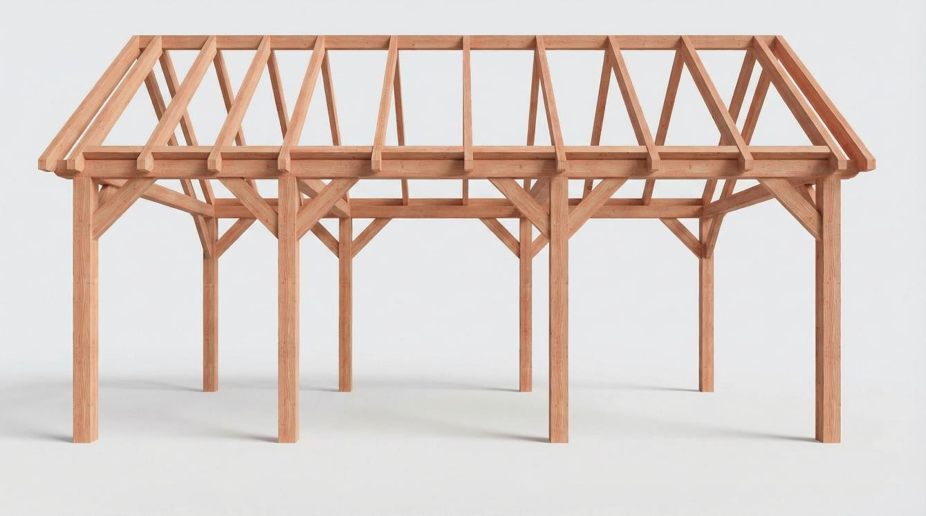 CP-20.2035-V-douglas-houten-schuur-met-carport-constructie-tuinhuis-zadeldak-fijnbezaagd