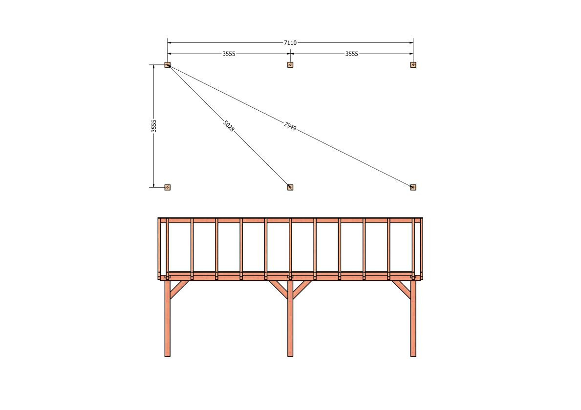 CP-20.2035-douglas-schuur-met-overkapping-bouwen-constructie-zelfbouw-bouwtekening-Funderingsplan