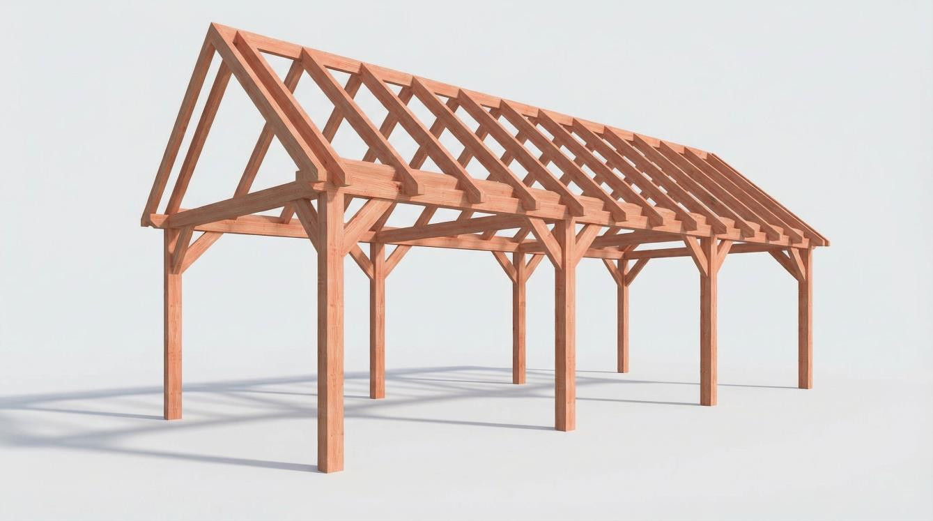 CP-20.2041-L-douglas-houten-prefab-schuur-zadeldak-overkapping-dakconstructie-zadeldak