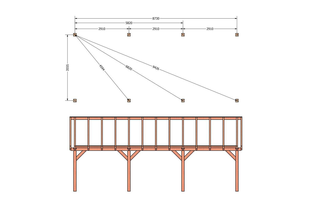 CP-20.2040-douglas-schuur-met-overkapping-bouwen-constructie-zelfbouw-bouwtekening-Funderingsplan