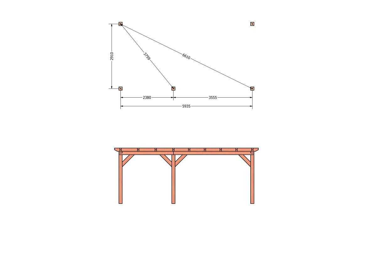 CP-10.2010-houten-veranda-bouwpakket-douglas-constructie-bouwtekening-Funderingsplan