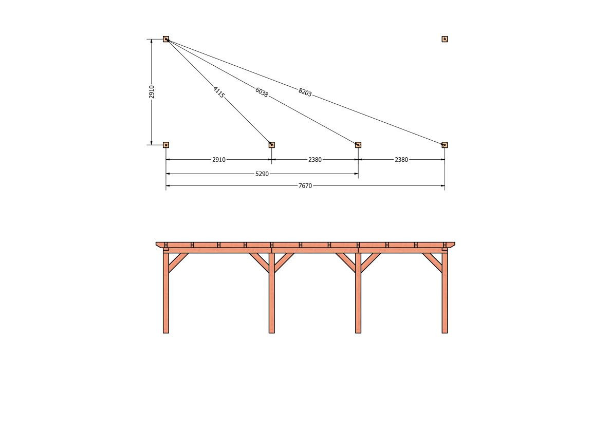 CP-10.2020-douglas-veranda-tuin-overkapping-bouwpakket-bouwtekening-zelfbouw-Funderingsplan