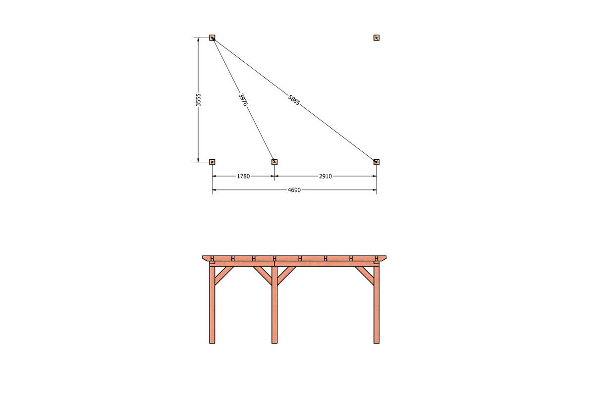 CP-10.2052-douglas-veranda-tuin-overkapping-bouwpakket-bouwtekening-zelfbouw-Funderingsplan