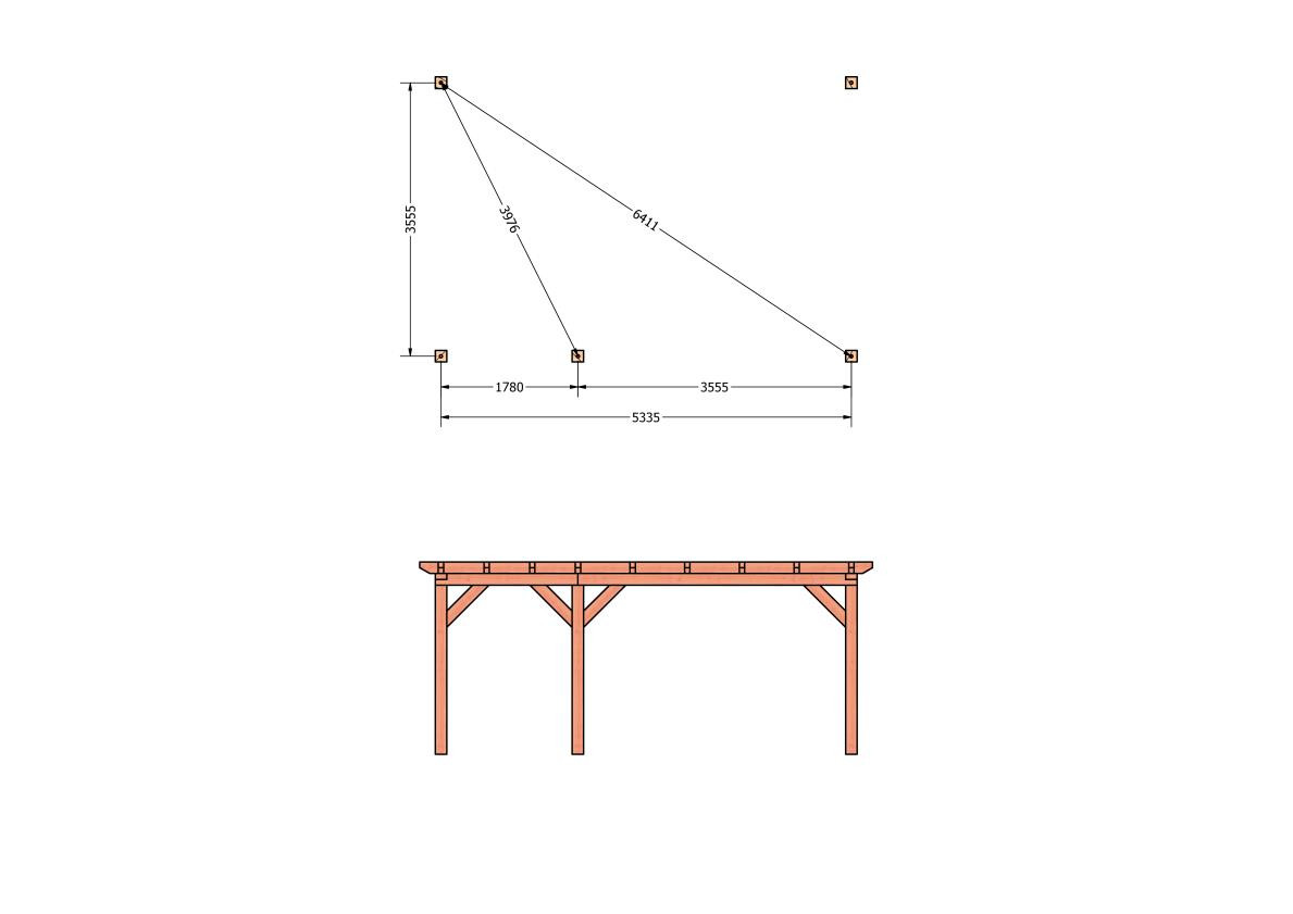 CP-10.2057-douglas-veranda-tuin-overkapping-bouwpakket-bouwtekening-zelfbouw-Funderingsplan