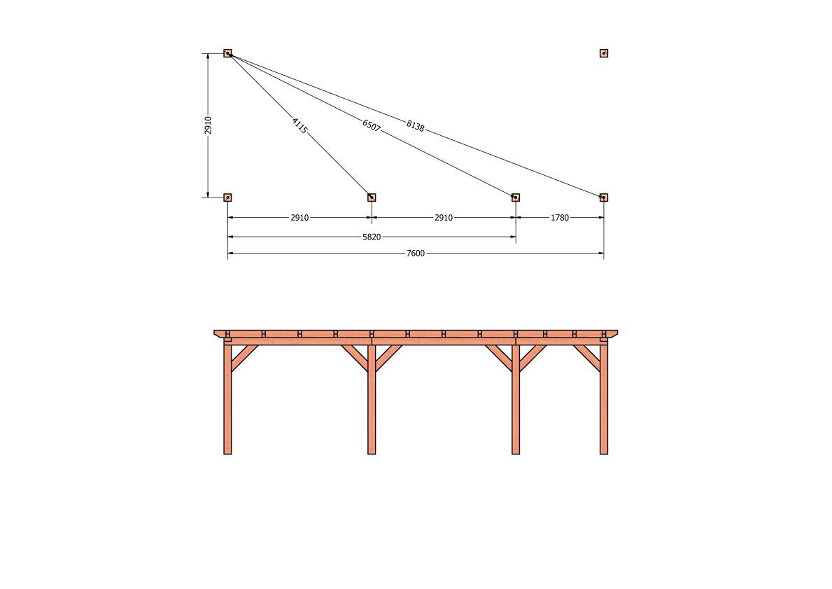 CP-10.2019-douglas-veranda-tuin-overkapping-bouwpakket-bouwtekening-zelfbouw-Funderingsplan