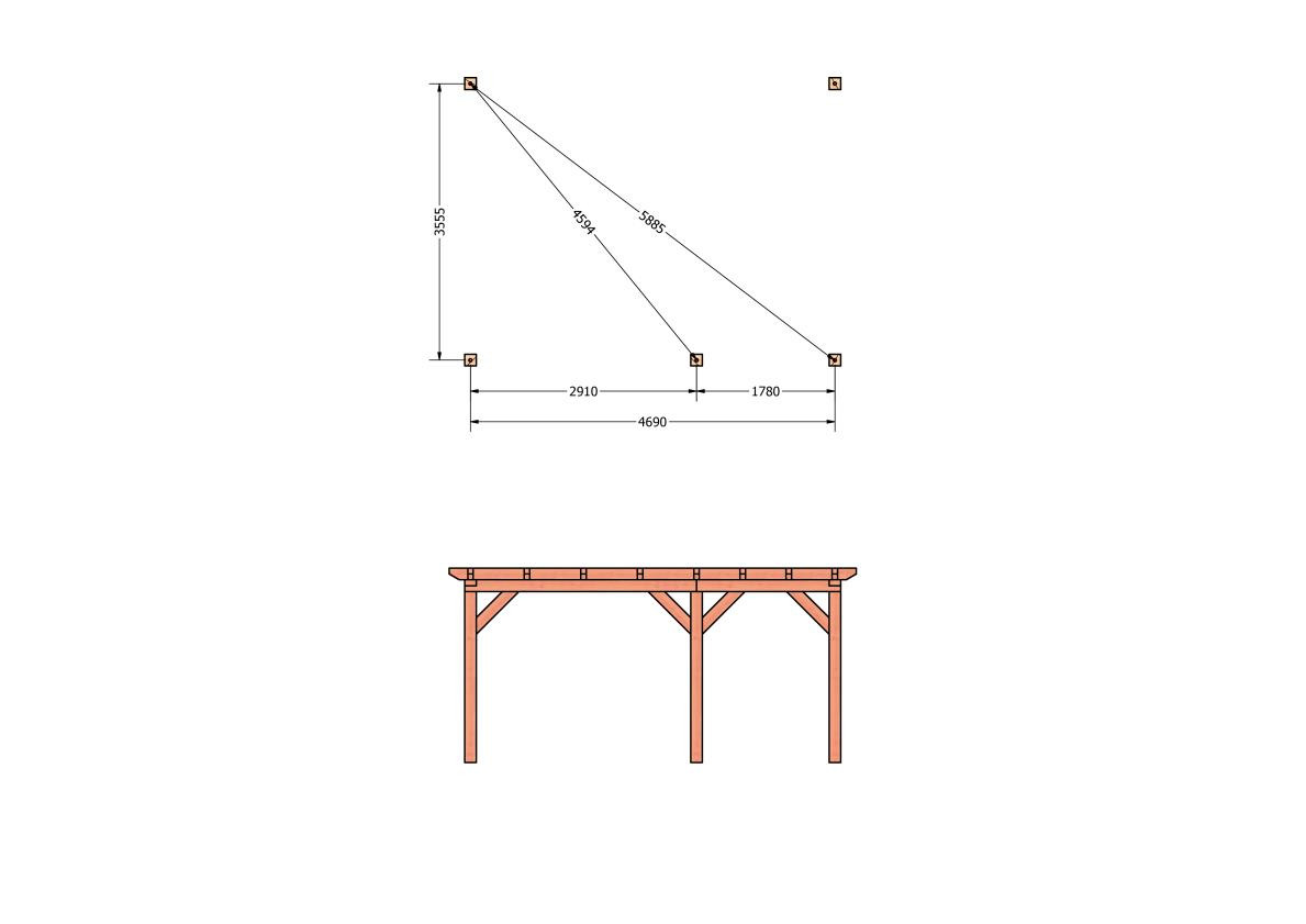 CP-10.2053-douglas-veranda-tuin-overkapping-bouwpakket-bouwtekening-zelfbouw-Funderingsplan