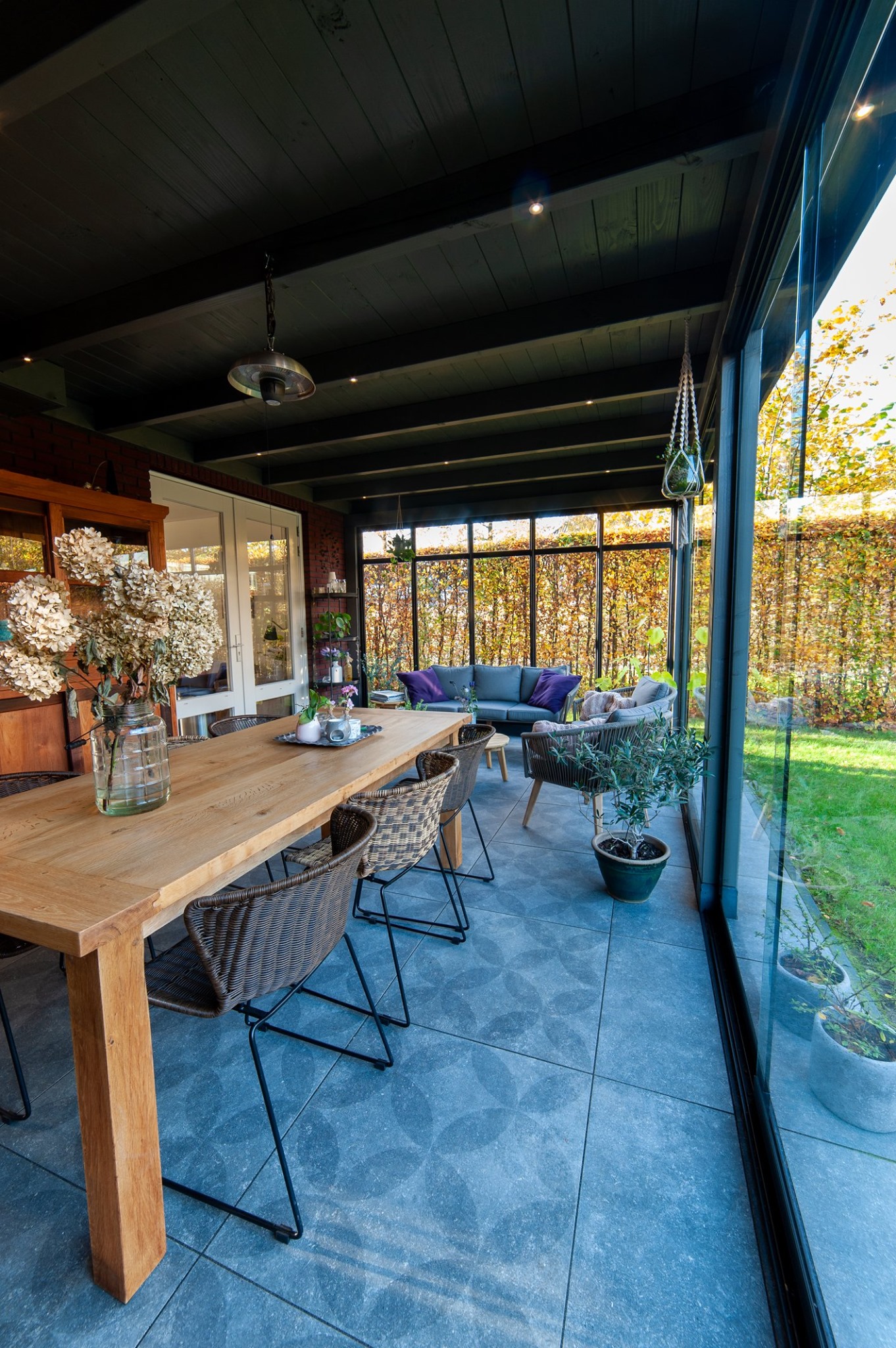 Aanbouwveranda inrichting