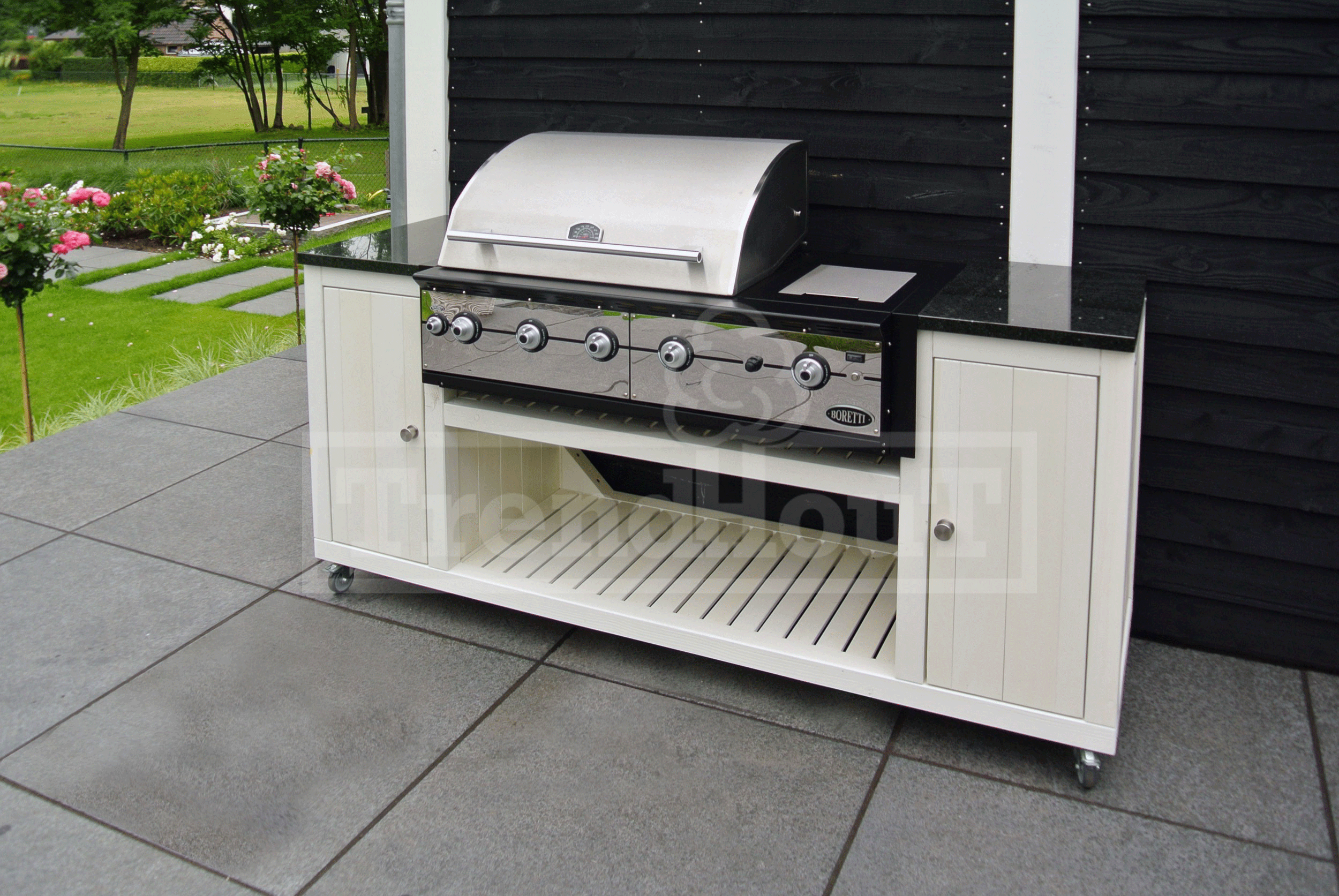 Onenigheid Zweet snel Complete buitenkeuken inclusief Cooker van Boretti of Patton voor jarenlang  buiten kook plezier