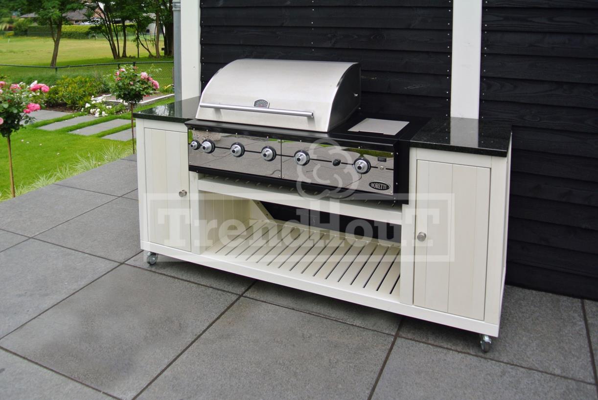 Onrecht Automatisering Fabriek Buitenkeuken COOKER DE LUXE 1945x600x950mm (bxdxh) incl.Boretti Ligorio Top Onrecht Automatisering Fabriek Buitenkeuken COOKER DE LUXE 1945x600x950mm (bxdxh) incl.Boretti Ligorio Top