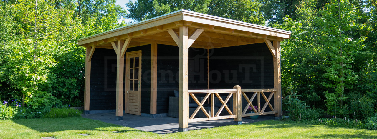 douglas-houten-overkapping-met-schuurtje-inpandig-berging-tuinhuis-met-overkapping-Trendhout-Siena-bouwpakket-laten-bouwen