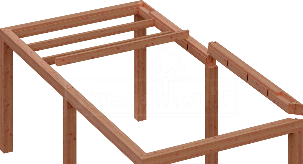 douglas-houten-overkapping-bouwpakket-palermo-XXL-modern-opbouw-constructie