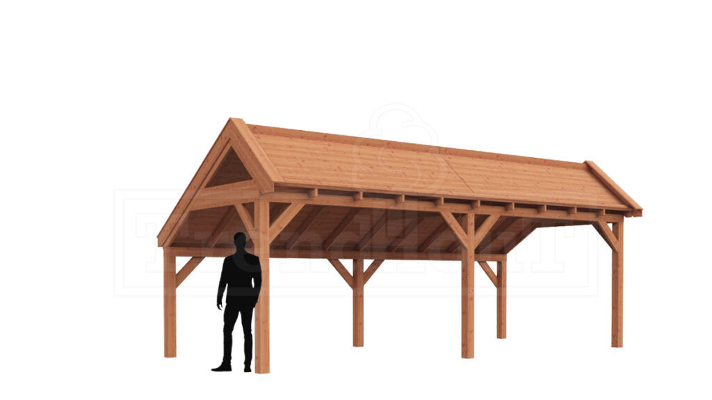 douglas-houten-overkapping-kapschuur-bouwpakket-de-stee-constructie-detail