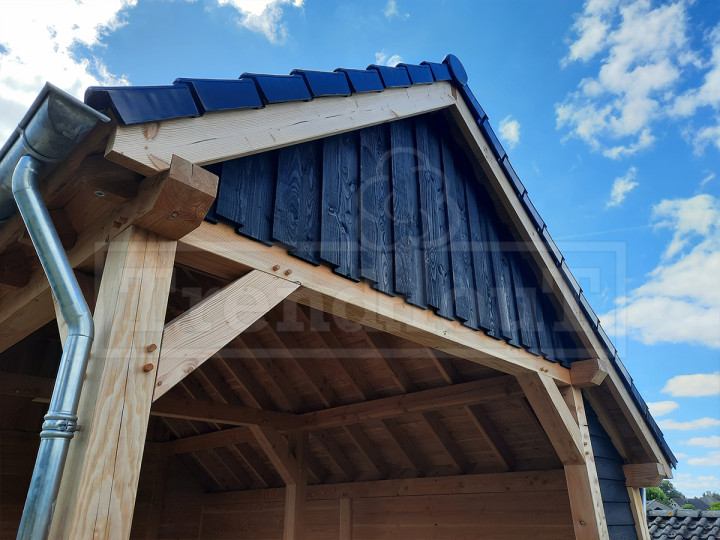grote douglas houten kapschuur constructie garage als bouwpakket trendhout maatwerk kapschuren groot (3)